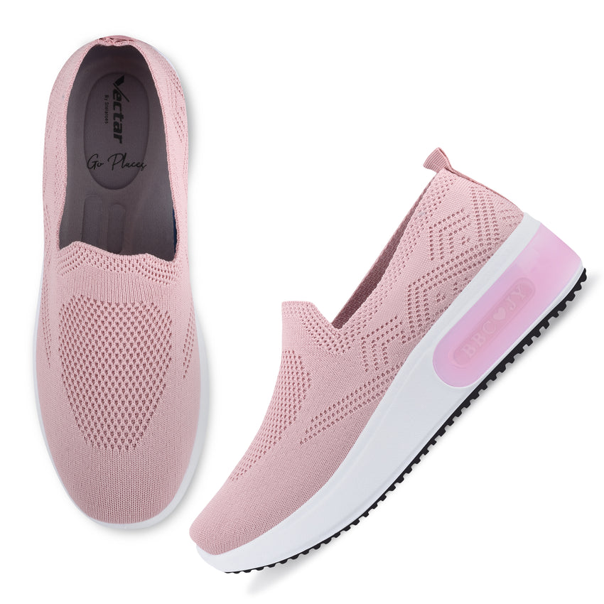 Women Pink Casual Sneakers