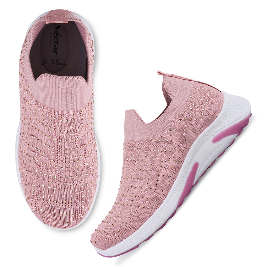 Women Pink Casual Sneakers