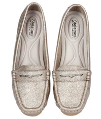 Women Grey Party Loafers