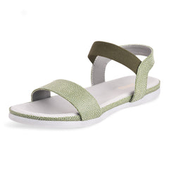 Women Green Casual Sandals