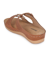 Women Tan Casual Sandals