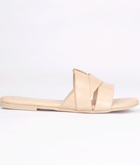 Women Beige Casual Slip on