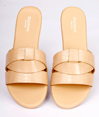 Women Beige Casual Slip on