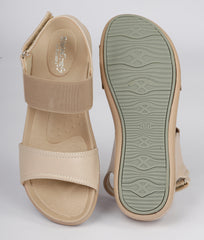 Women Beige Casual Sandals