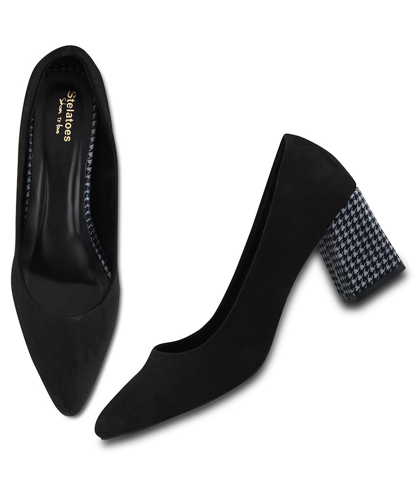 Buy TRESMODE Black Womens Formal Wear Slipon Heels | Shoppers Stop