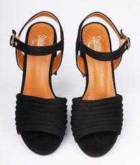 Women Black Casual Sandals