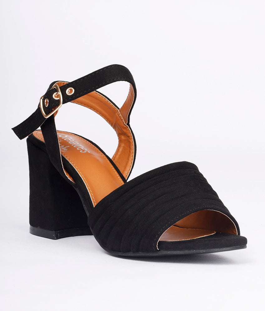 Women Black Casual Sandals