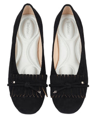 Women Black Casual Ballerinas