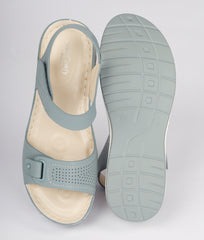 Women Blue Casual Sandals