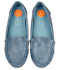 Women Blue Casual Loafers