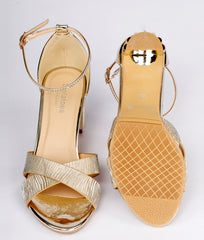 Women Gold Party Sandals