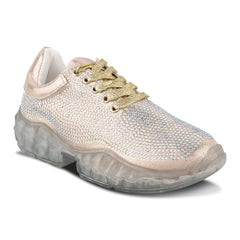 Women Gold Party Sneakers