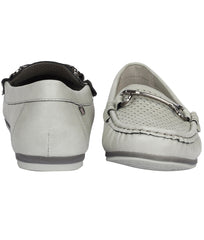 Women Light Grey Casual Loafers