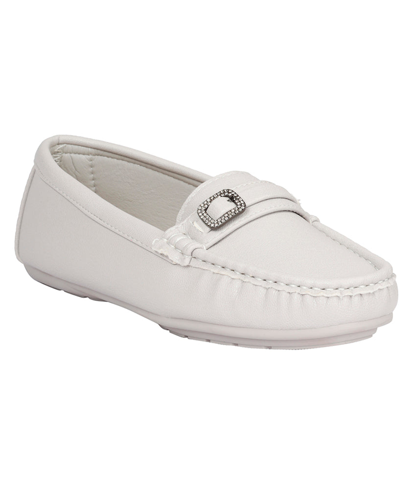 Women Light Grey Casual Loafers