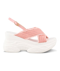 Women Pink Urban Sandals