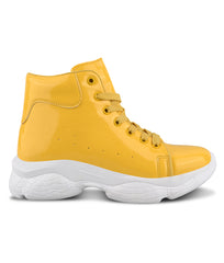 Women Yellow Casual Sneakers