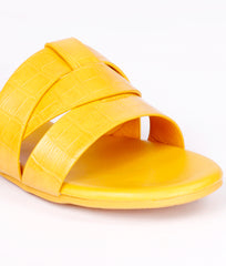Women Yellow Casual Slip on