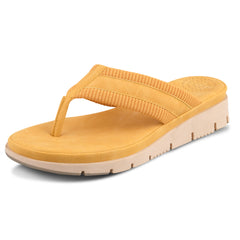 Women Yellow Casual Flip Flops