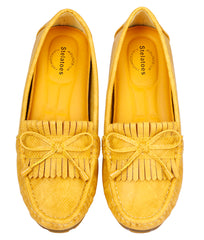 Women Yellow Casual Loafers